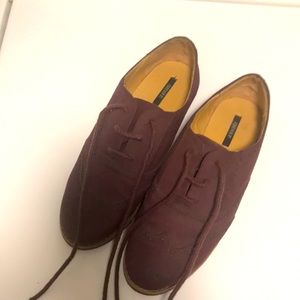 Forever 21 Sz 8 wine colored oxfords